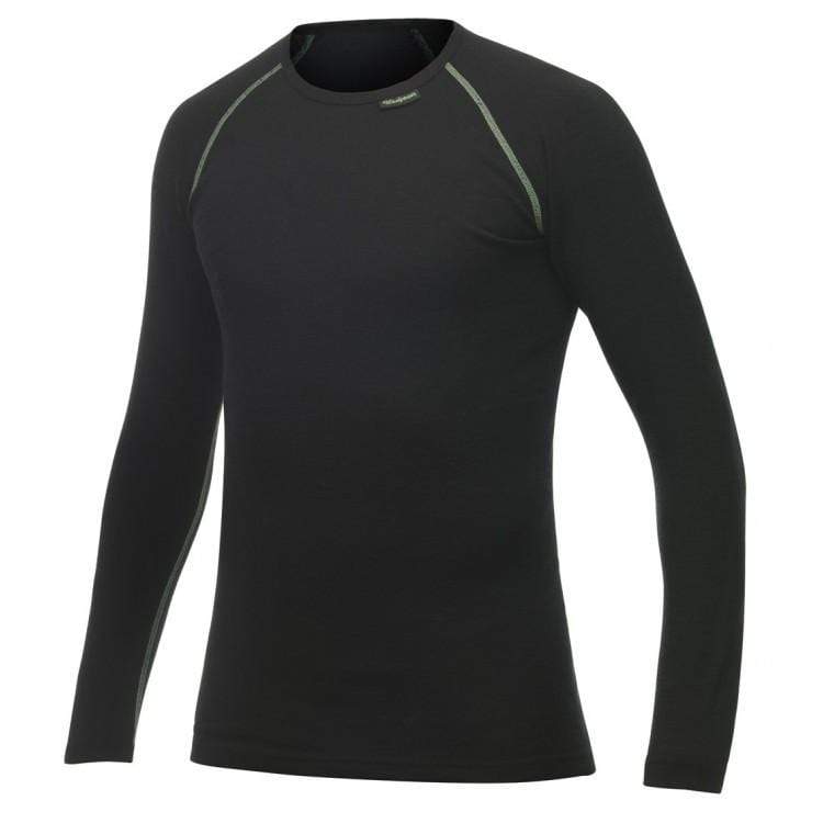 Woolpower Thermal Underwear 2XS / Black/Green Woolpower Crewneck Lite