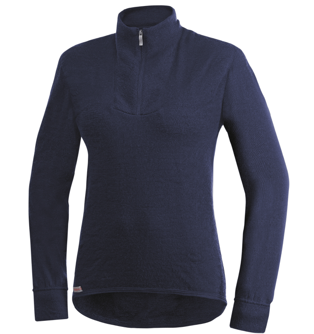 Woolpower XL / Dark Navy Woolpower Zip Turtleneck 400g