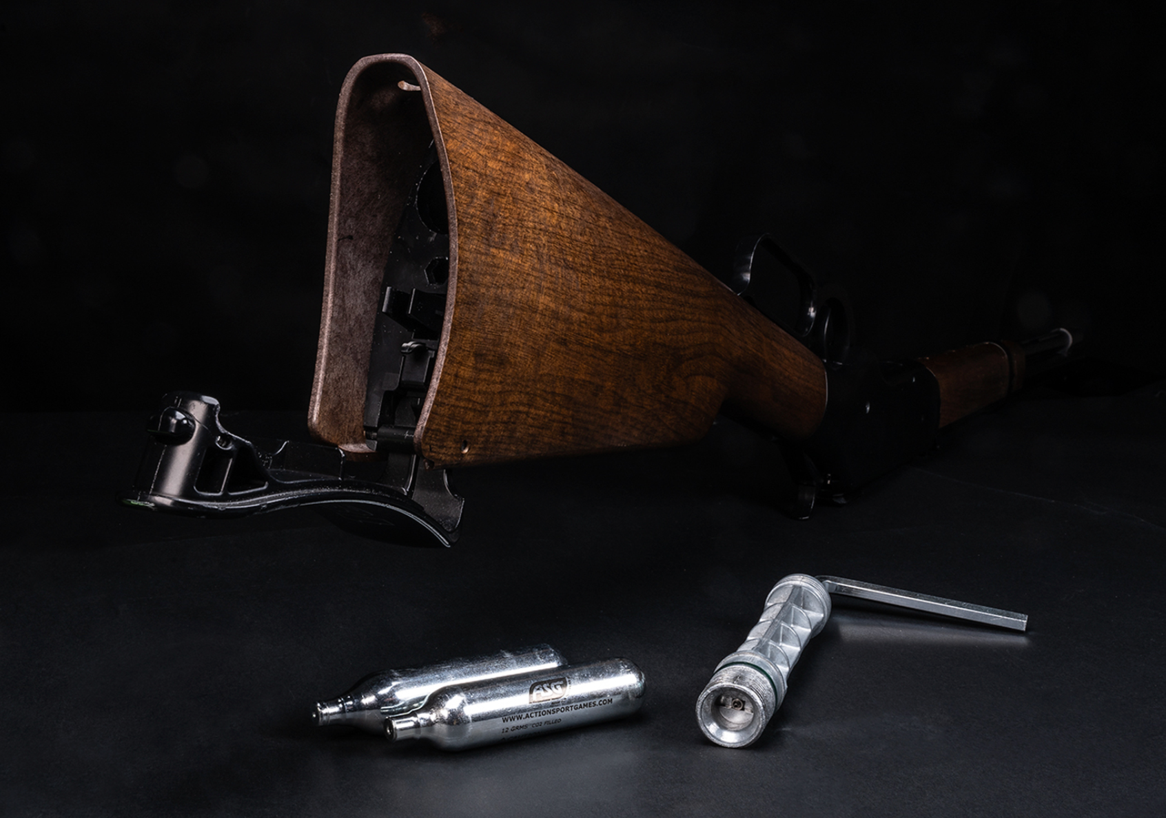 ASG Barra 1866, Airgun, Pellet, black