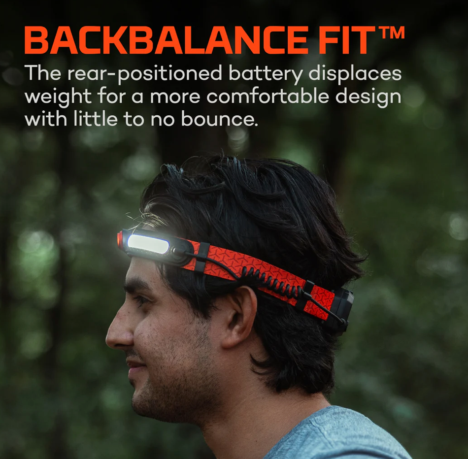 Nebo CURVBEAM 600 FLEX | RECHARGEABLE Headlamp