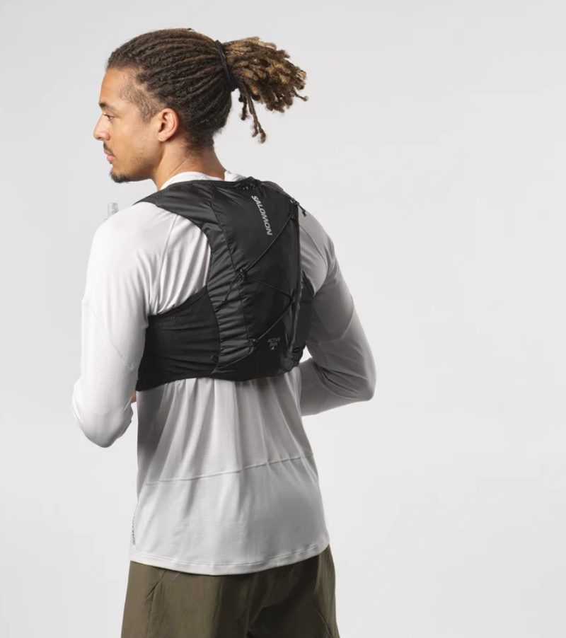SalomonACTIVE SKIN 4 Unisex Running Vest - flasks  not included