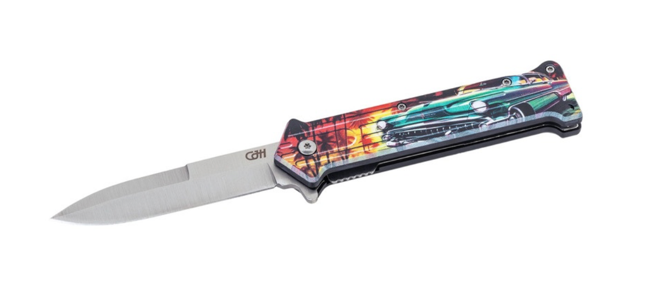 CJH one-hand knife, US car