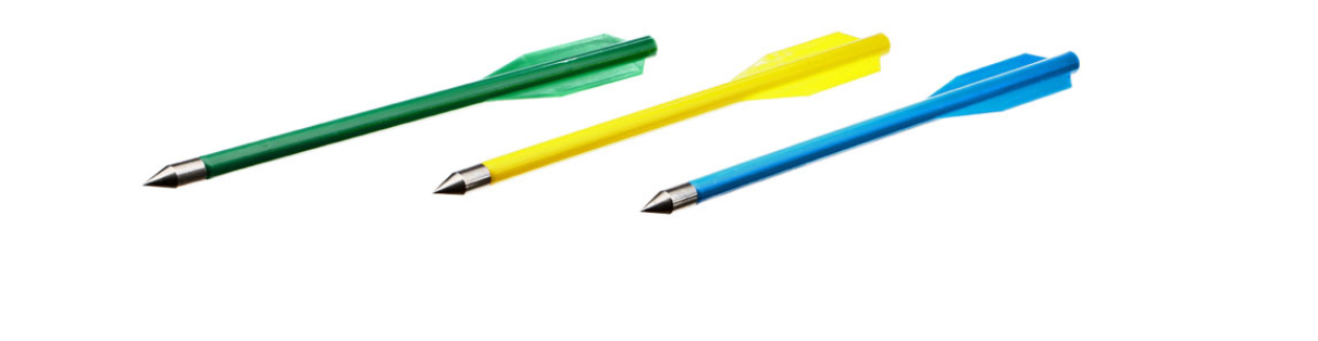 Megaline 10 Plastic arrows, one-handed pistol crossbows 50 lbs