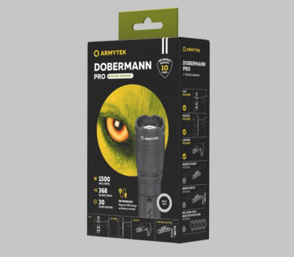 Armytek Dobermann Pro Magnet USB Warm Light