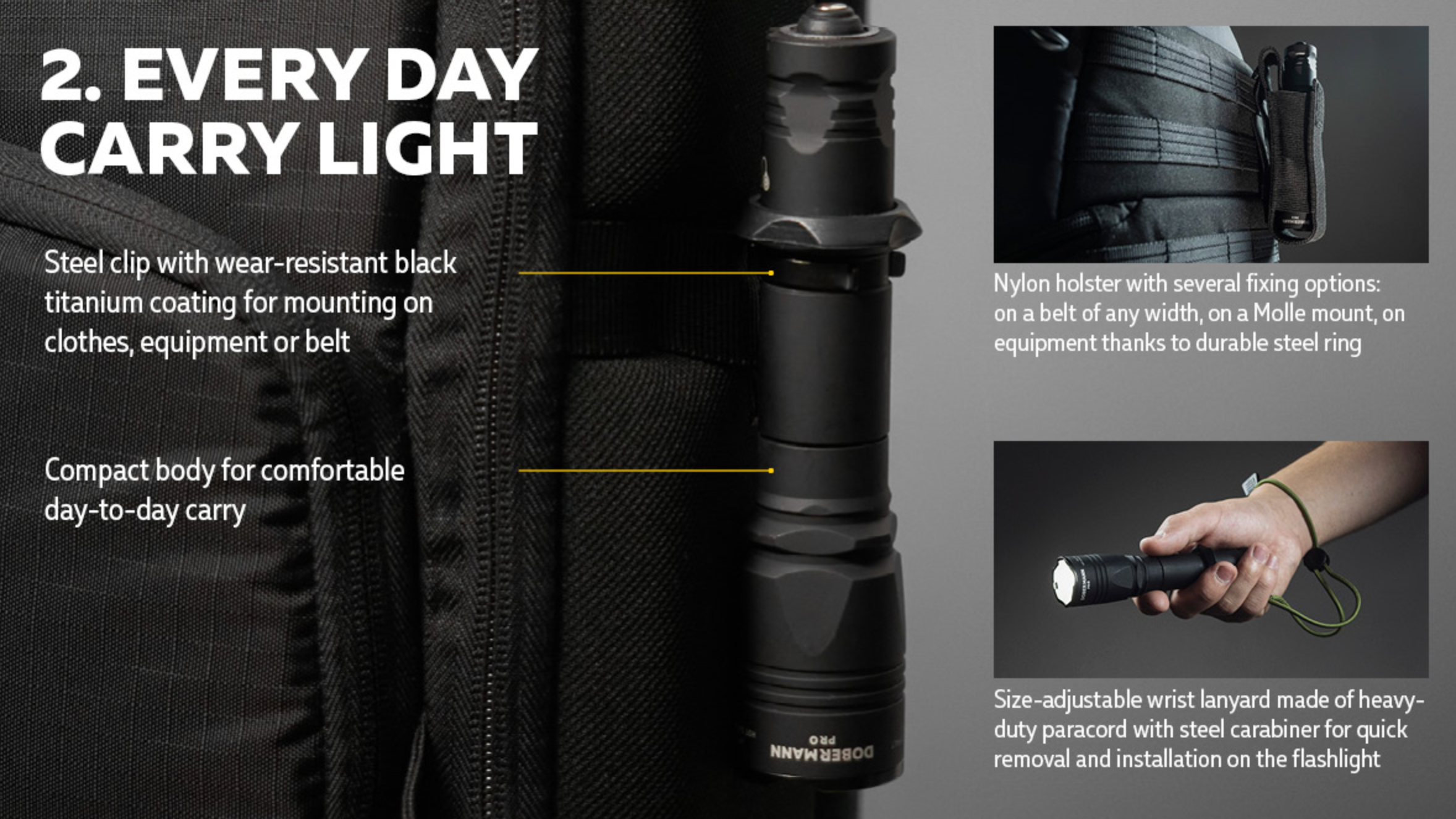 Armytek Dobermann Pro Magnet USB Warm Light