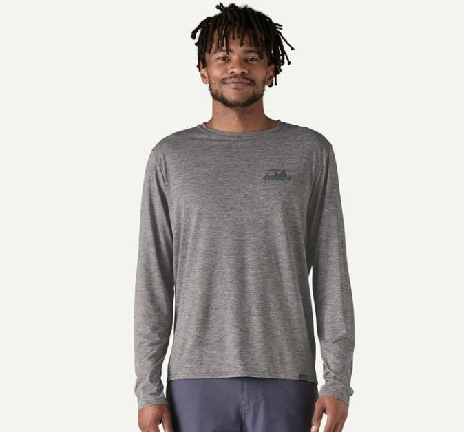Patagonia Men's Long-Sleeved Capilene® Cool Daily Graphic Shirt