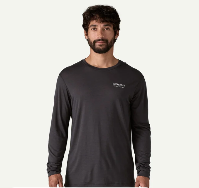 Patagonia Men's Long-Sleeved Capilene® Cool Merino Blend Graphic Shirt