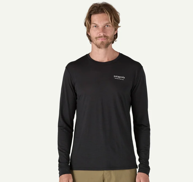 Patagonia Men's Long-Sleeved Capilene® Cool Merino Blend Graphic Shirt