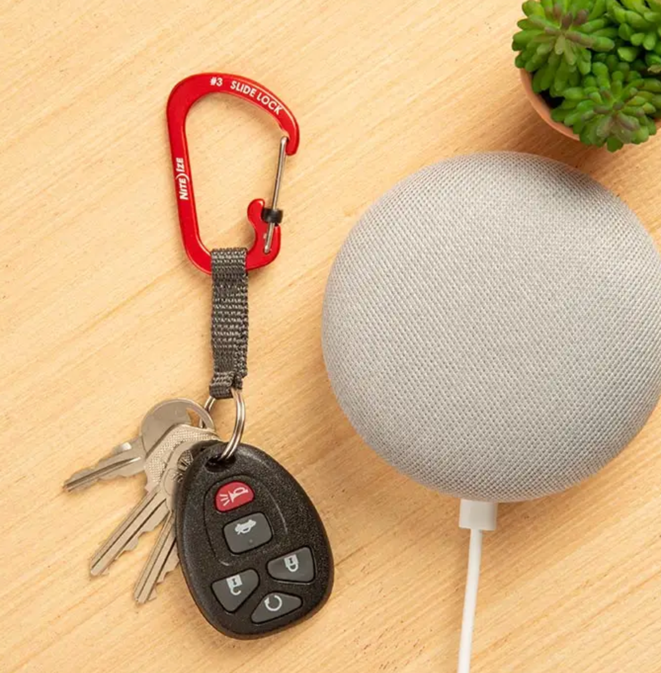 Nit Ize SLIDELOCK® KEY RING ALUMINUM