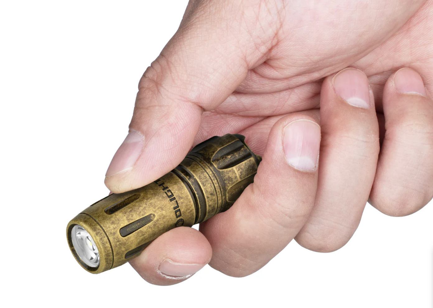 Olight I18 Brass Light