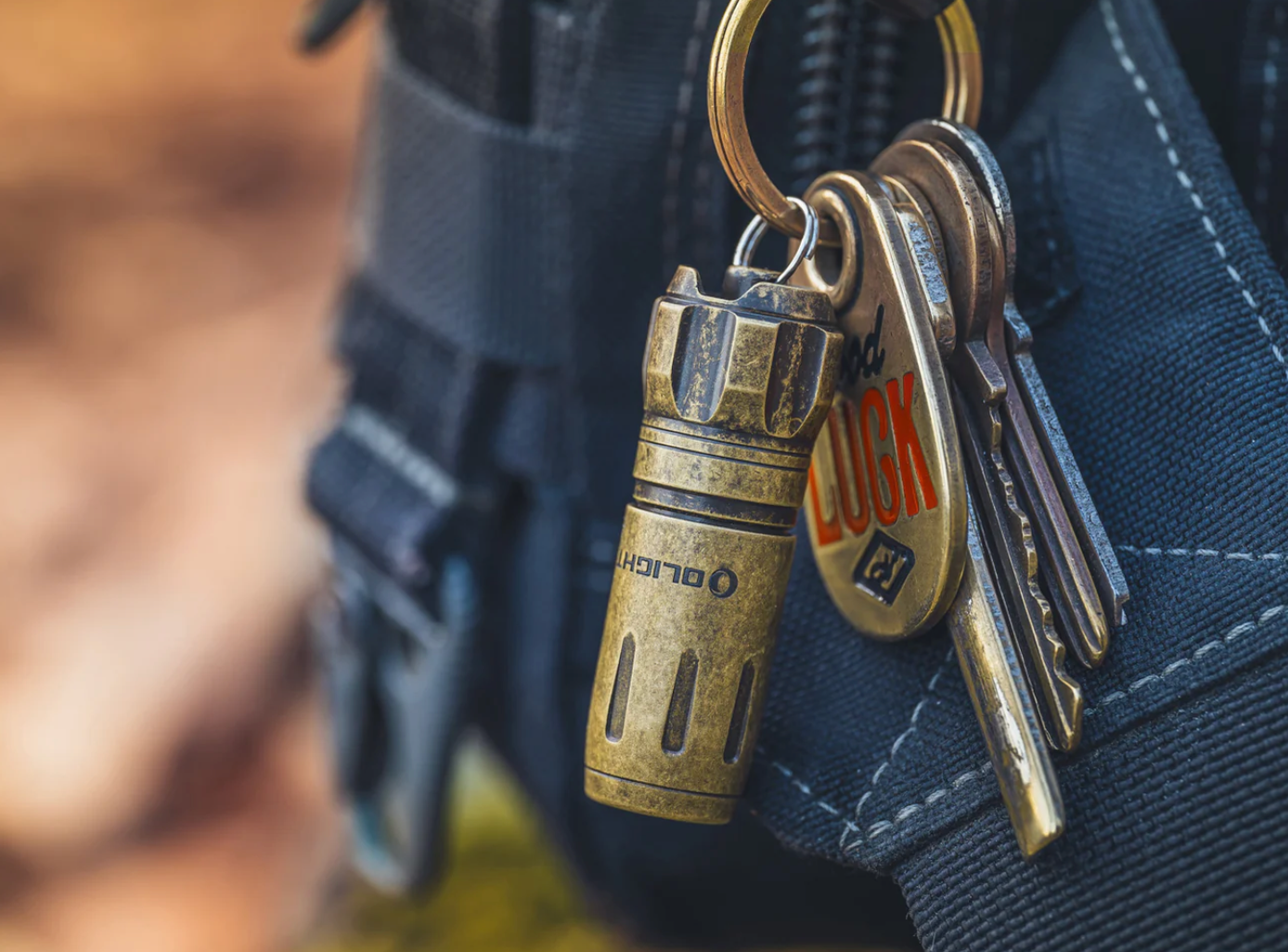 Olight I18 Brass Light