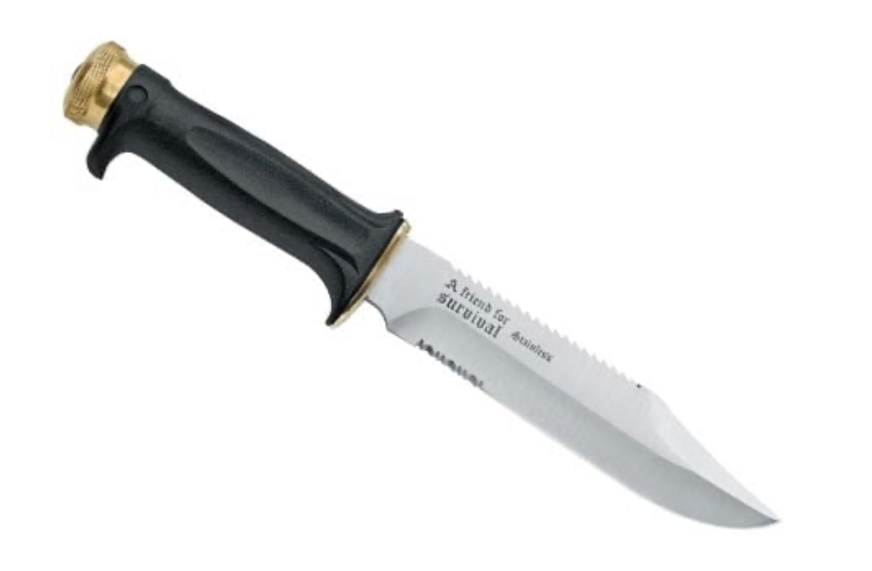 Adola Survival Knife with Fishing Tackle
