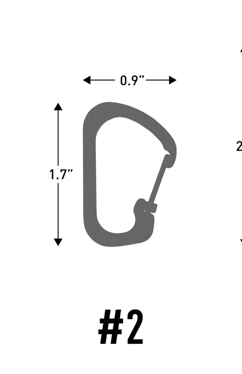 Nit Ize SLIDELOCK® CARABINER STAINLESS STEEL