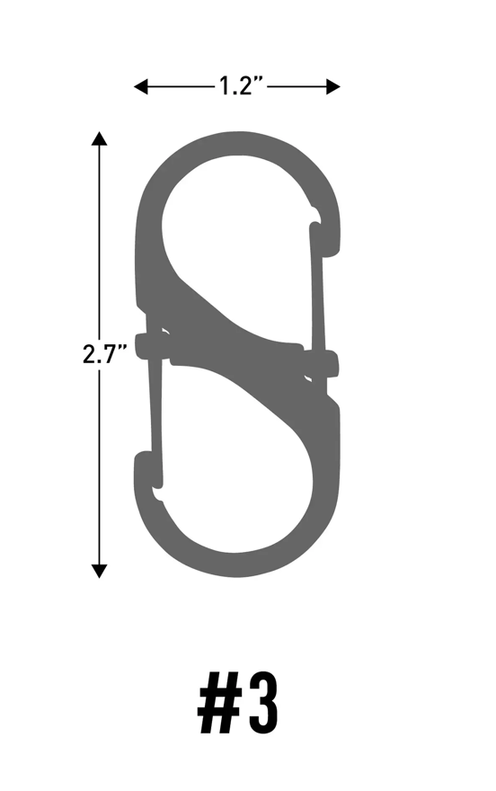 Nit Ize S-BINER® SLIDELOCK® STAINLESS STEEL