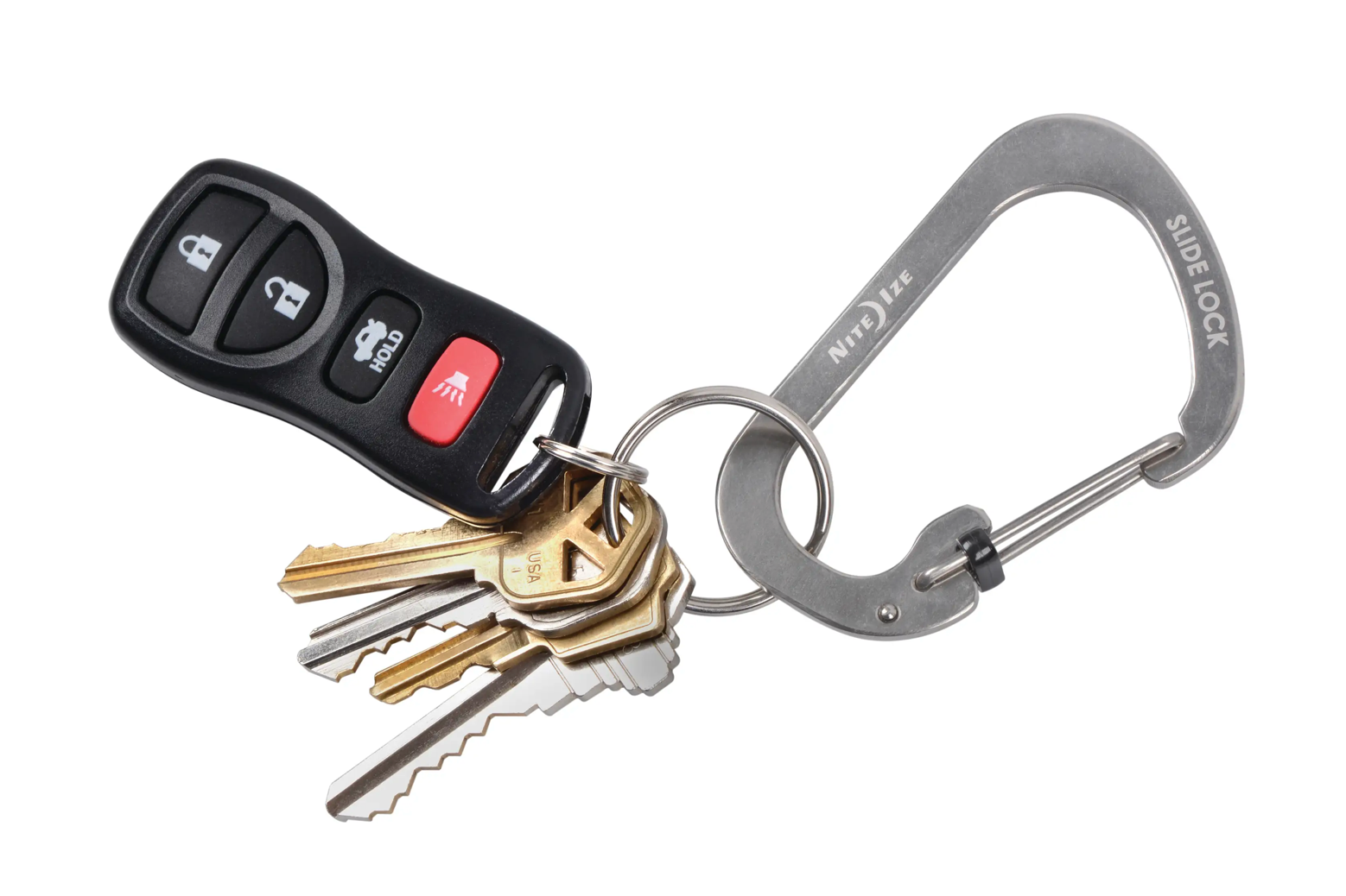 Nit Ize SLIDELOCK® CARABINER STAINLESS STEEL