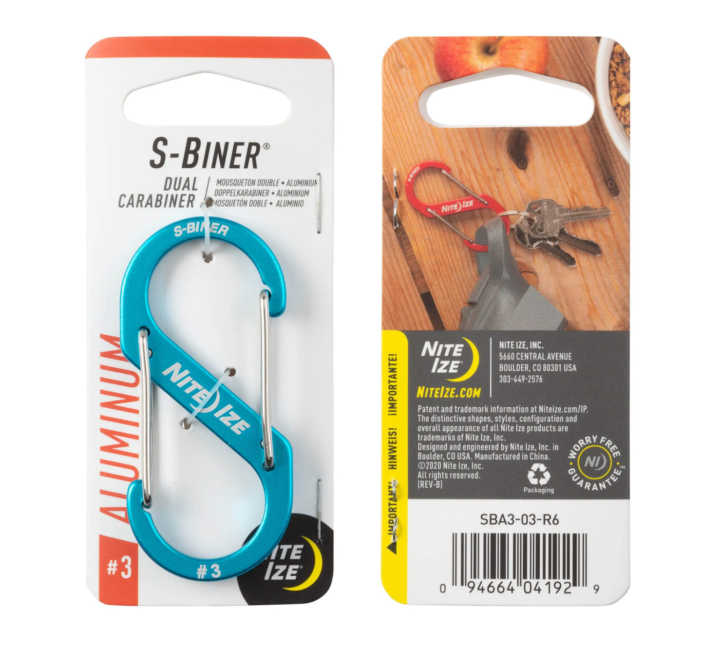 Nit Ize S-BINER® SLIDELOCK® ALUMINUM