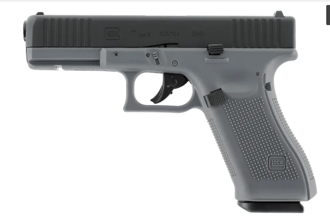 GLOCK 17 Gen5 4.5 mm (.177) BB, CO₂, < 3.0 J, Tungsten Gray