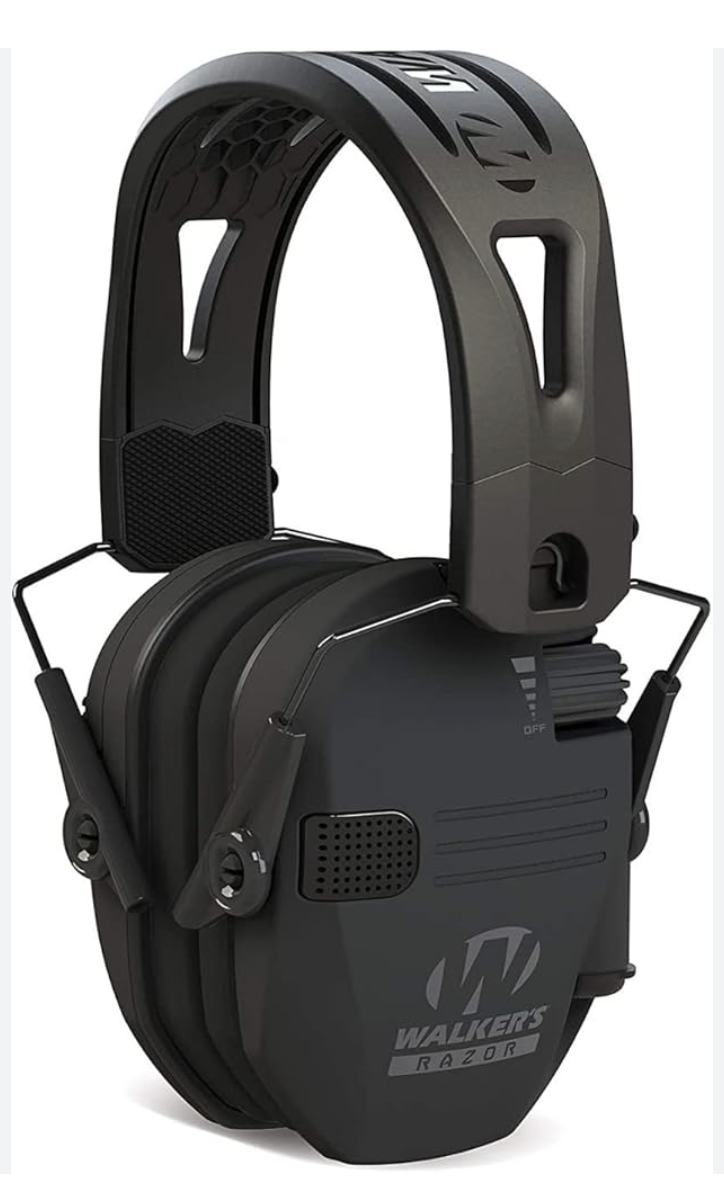 Razor Slim Electronic Muffs Ft. Tactical Grip