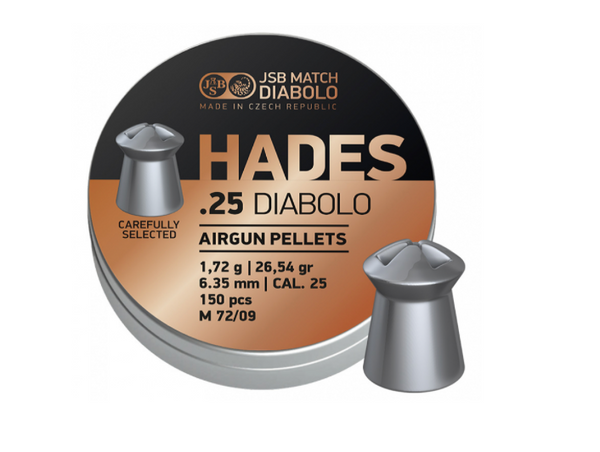 JSB Match Diabolo  Hades Pellets 6.35 mm