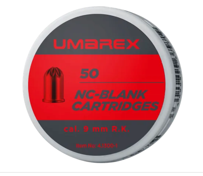 Umarex Blank Cartridges 9 mm R.K., 50 pcs