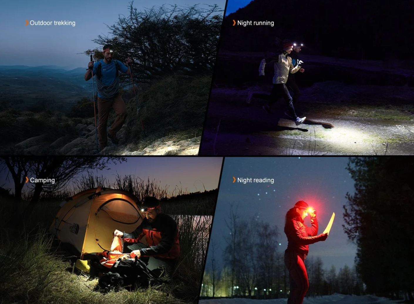 HL18R-T V2.0 RECHARGEABLE HEADLAMP Black