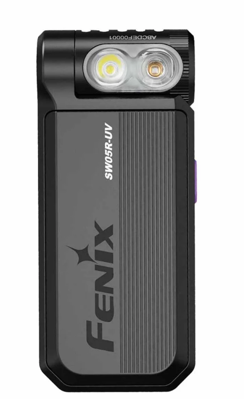 SW05R-UV CLIP ON FLASHLIGHT WITH UV LIGHT