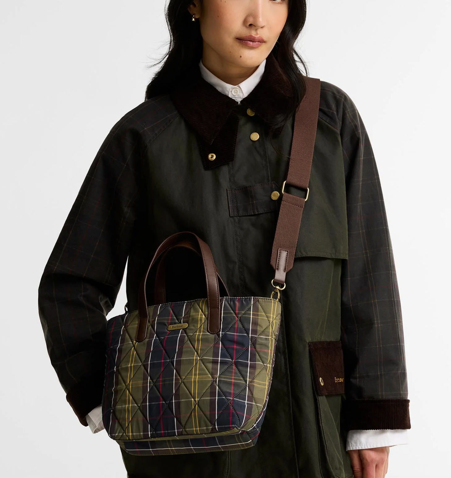Barbour Mini Quilted Tote Bag