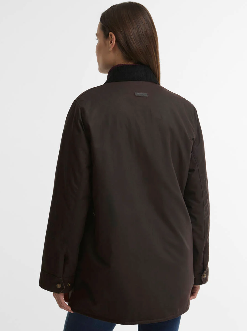 Barbour Modern Border Waxed Jacket W