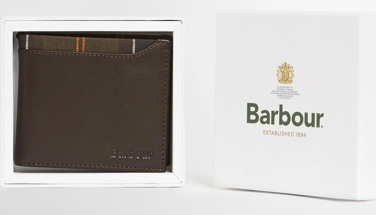 Barbour Brodick Leather Bifold Wallet