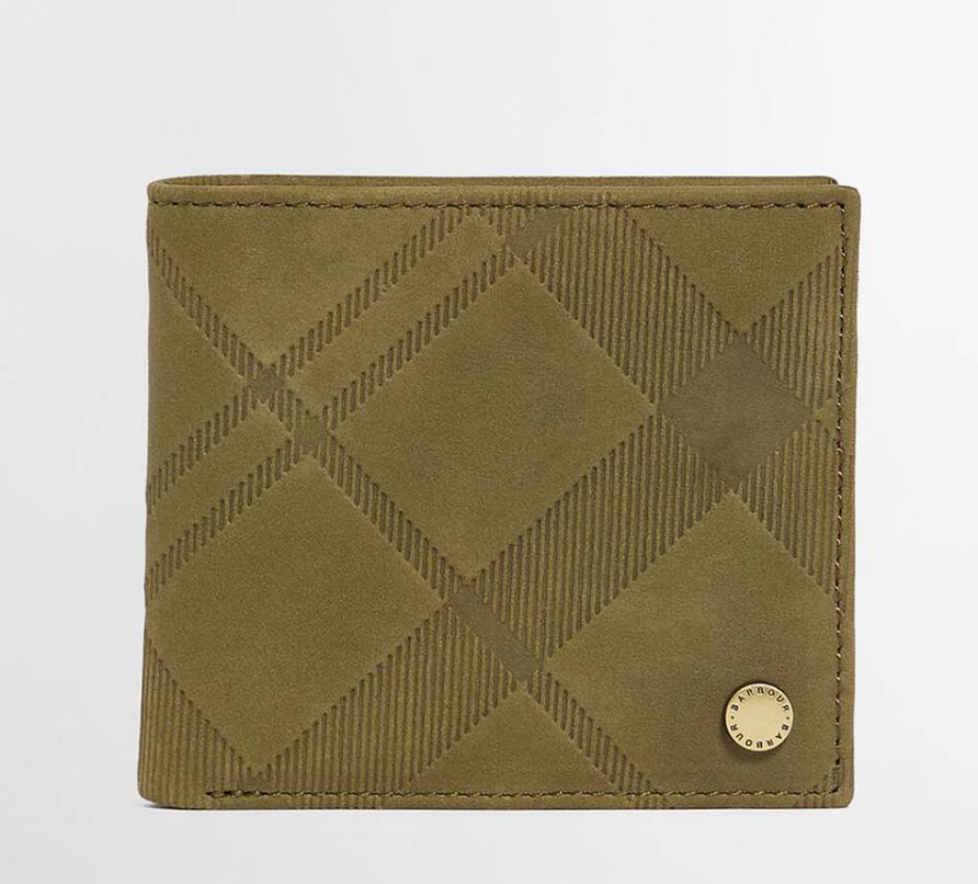 Barbour Beith Tartan Leather Wallet