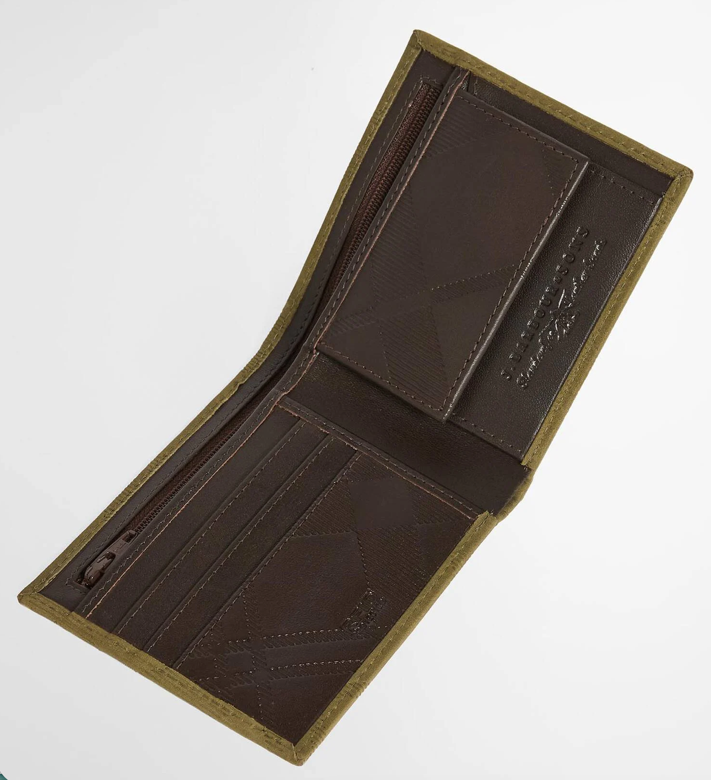 Barbour Beith Tartan Leather Wallet
