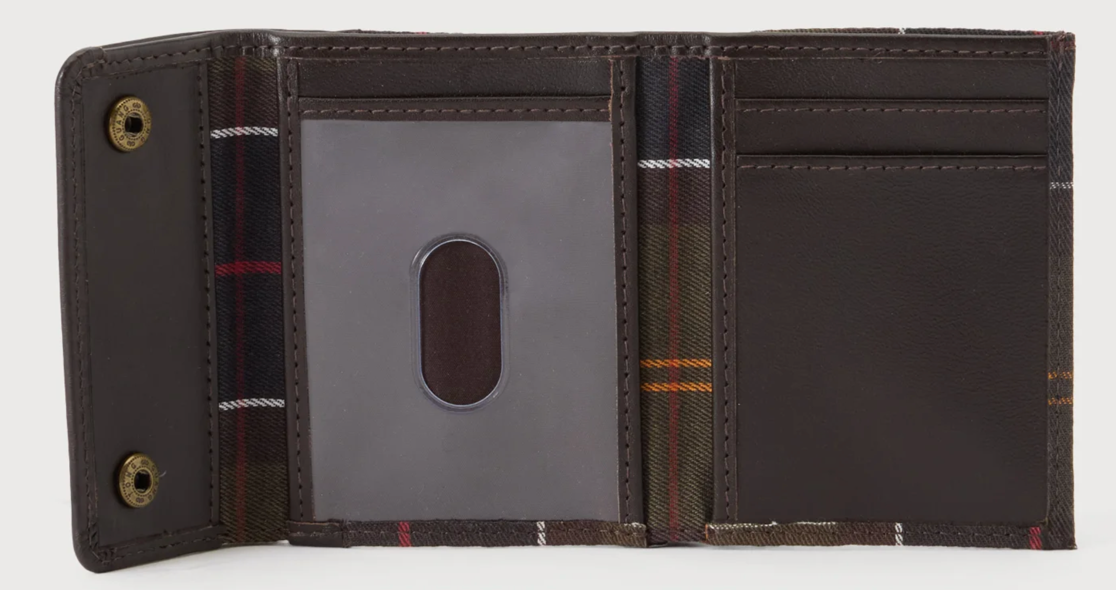 Barbour Benslie Tartan Leather Wallet