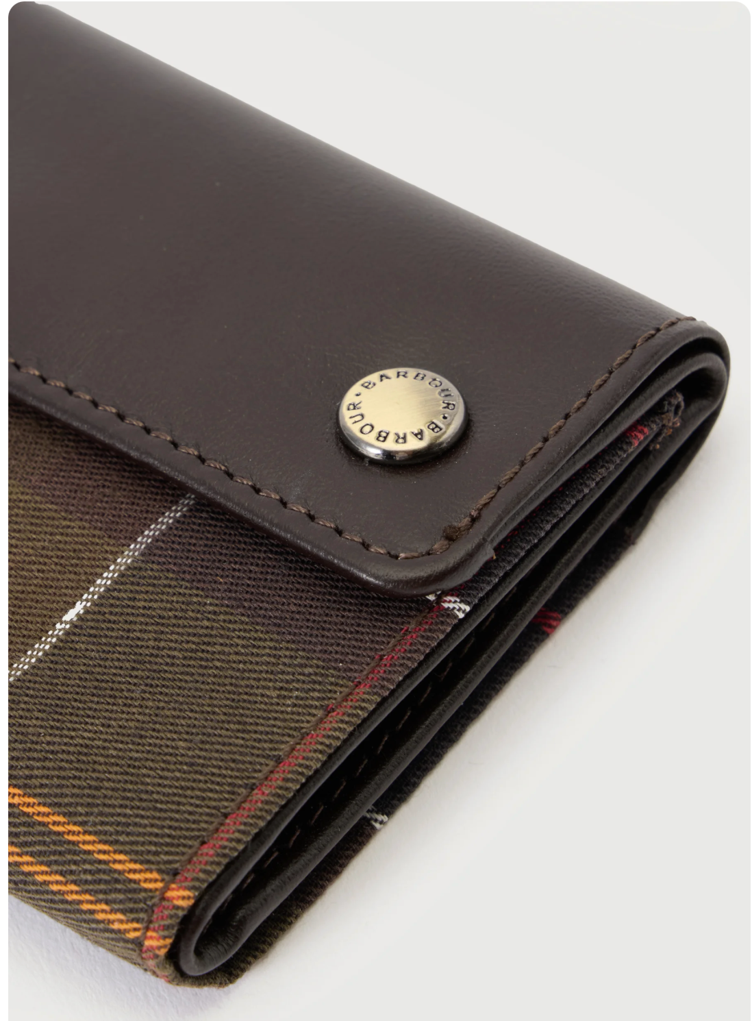 Barbour Benslie Tartan Leather Wallet