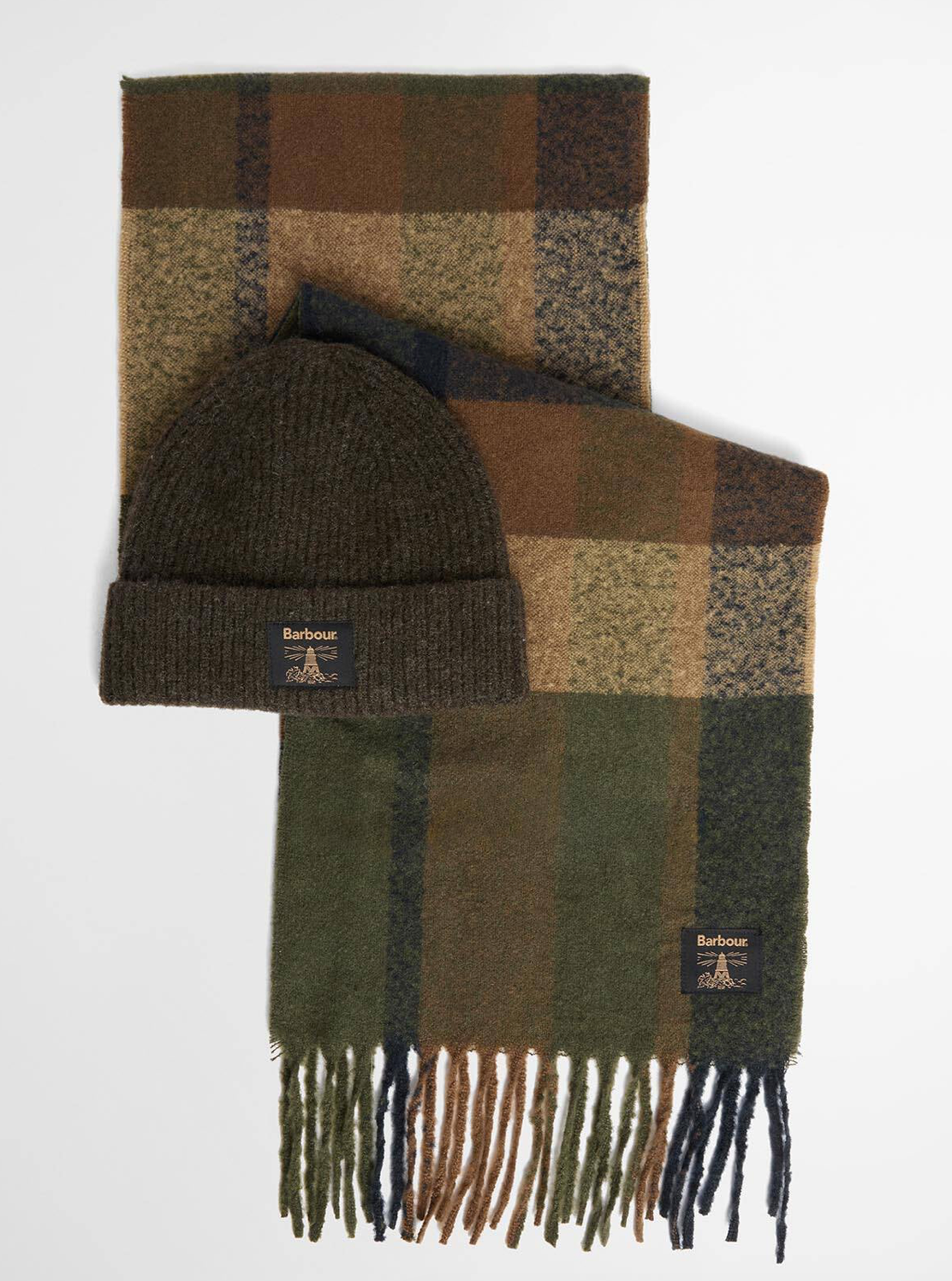Barbour Westerdale Beanie and Scarf Gift Set