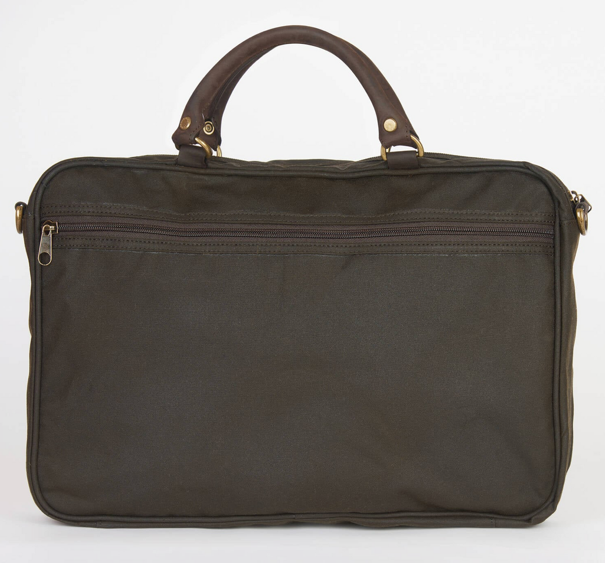 Barbour Waxed Leather Briefcase