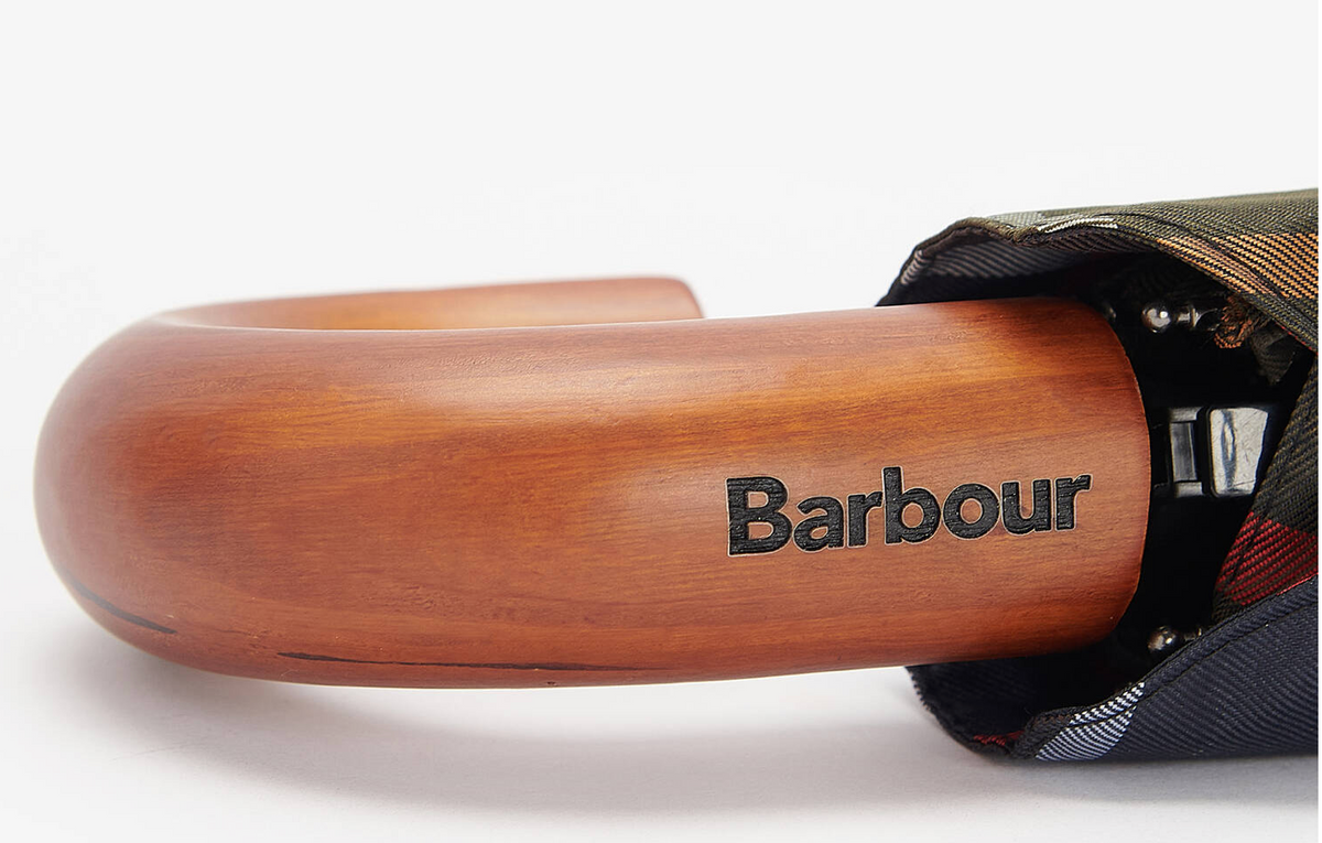Barbour Tartan Mini Umbrella