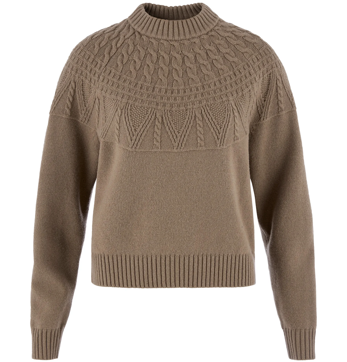 Fjallraven ÖVIK SOLID JACQUARD KNIT W