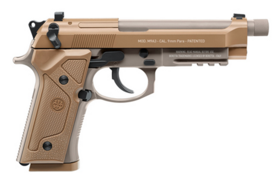 Beretta MOD. M9A3 FM FDE 4.5 mm (.177) BB, CO₂, < 3.0 J