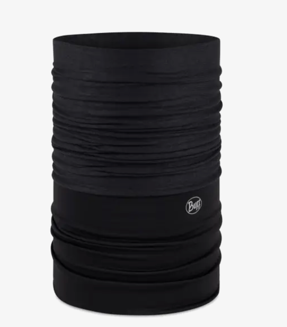 Buff Windproof Neckwear Solid Black
