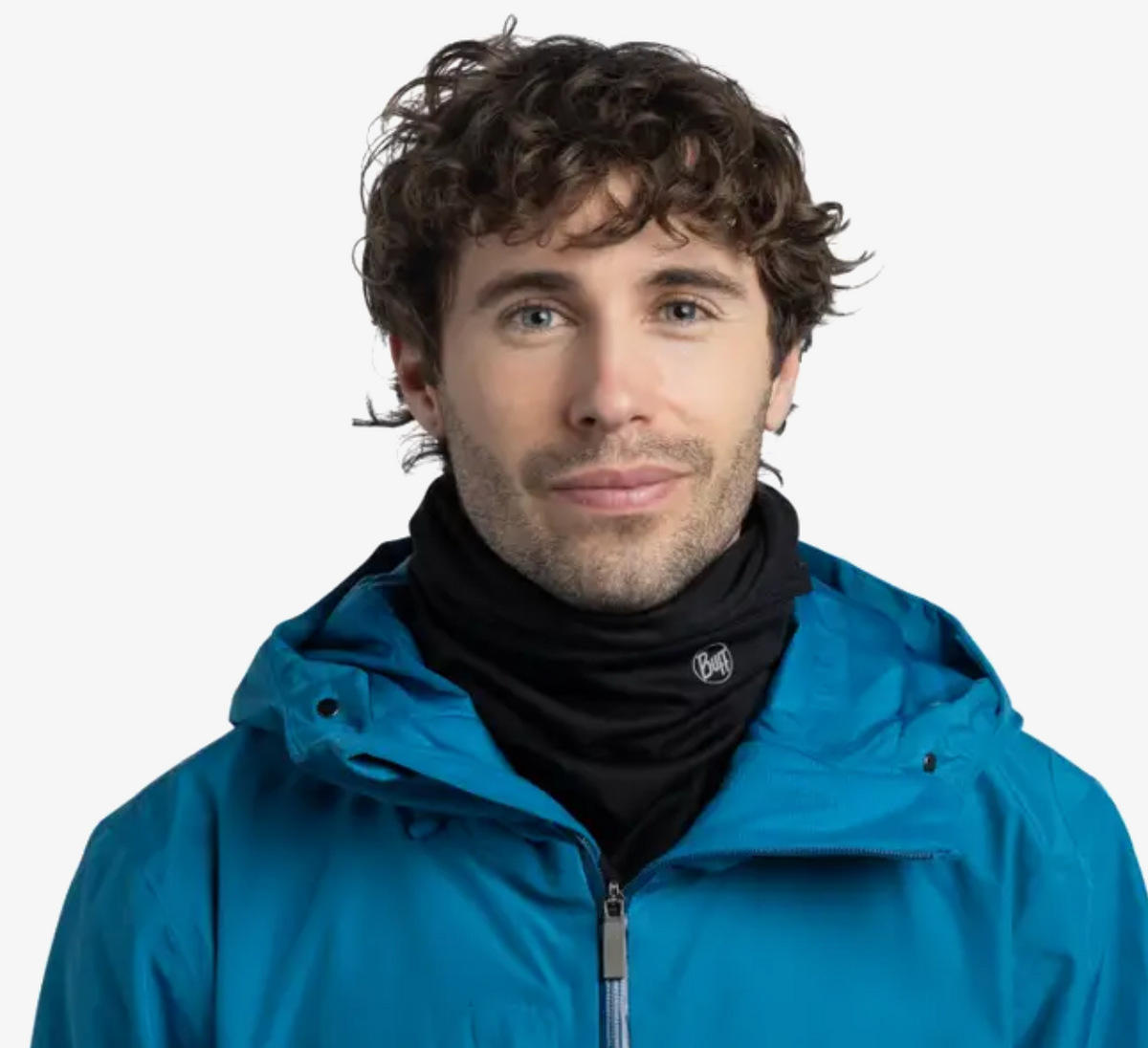 Buff Windproof Neckwear Solid Black