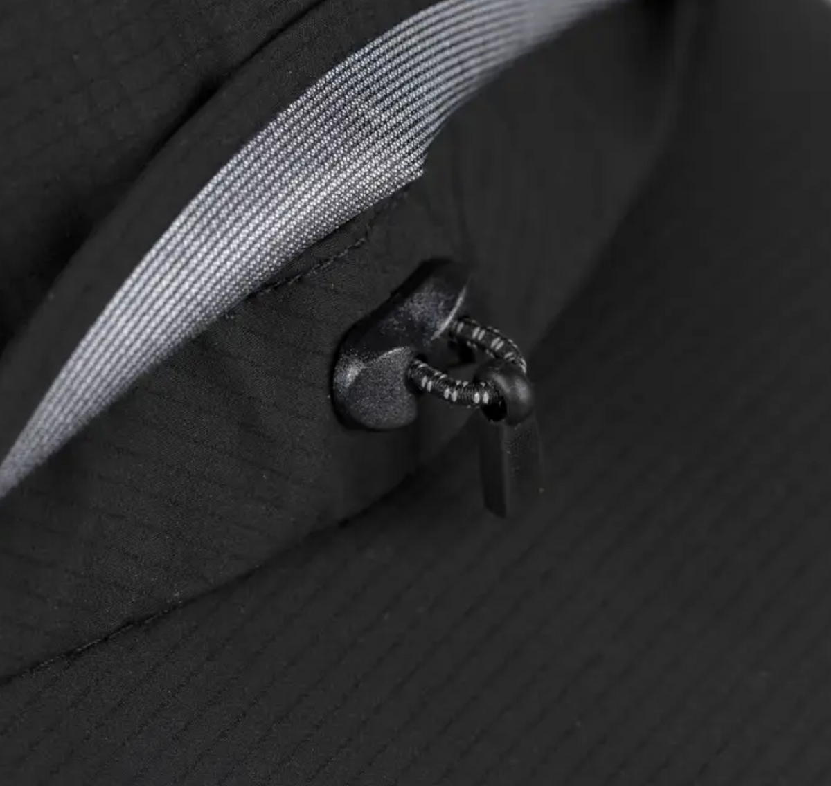 Buff Rain Bucket Hat Solid Black