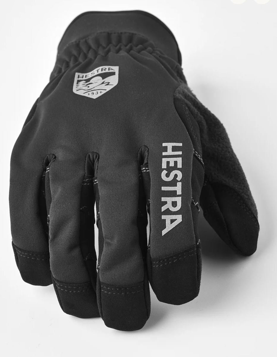 Hestra Ergo Grip Bike D3O - 5 finger Black