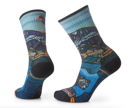 Smartwool Women's Hike Icy Range Print Crew Socks