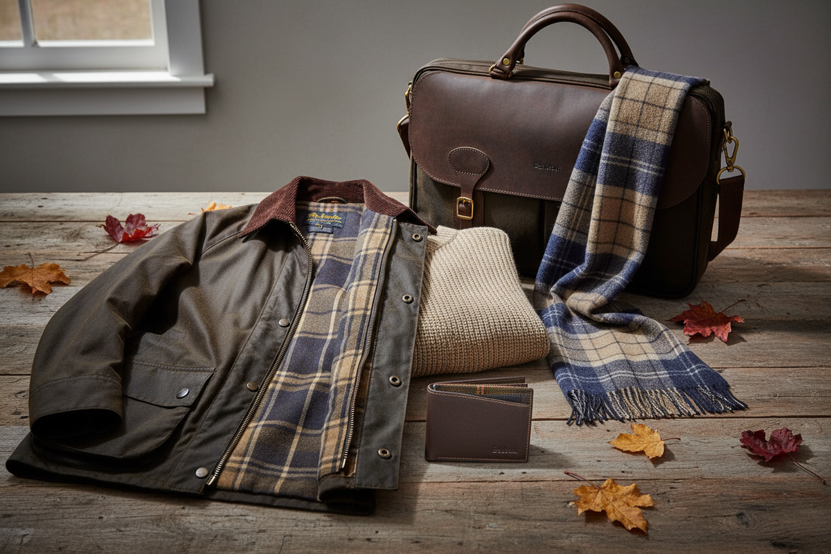 Barbour collectie collage