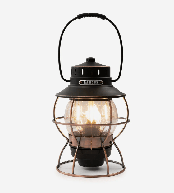 Barebones Lamp Antique Bronze Barebones Railroad Lantern