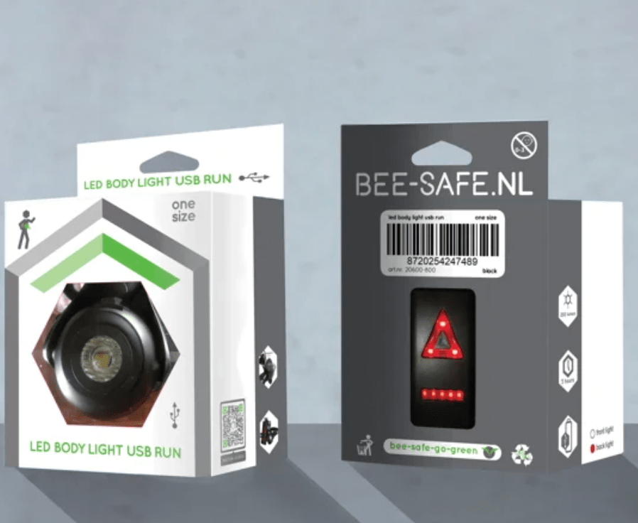 Bee-Safe Body Light Bee-Safe Body Light USB Run – Black