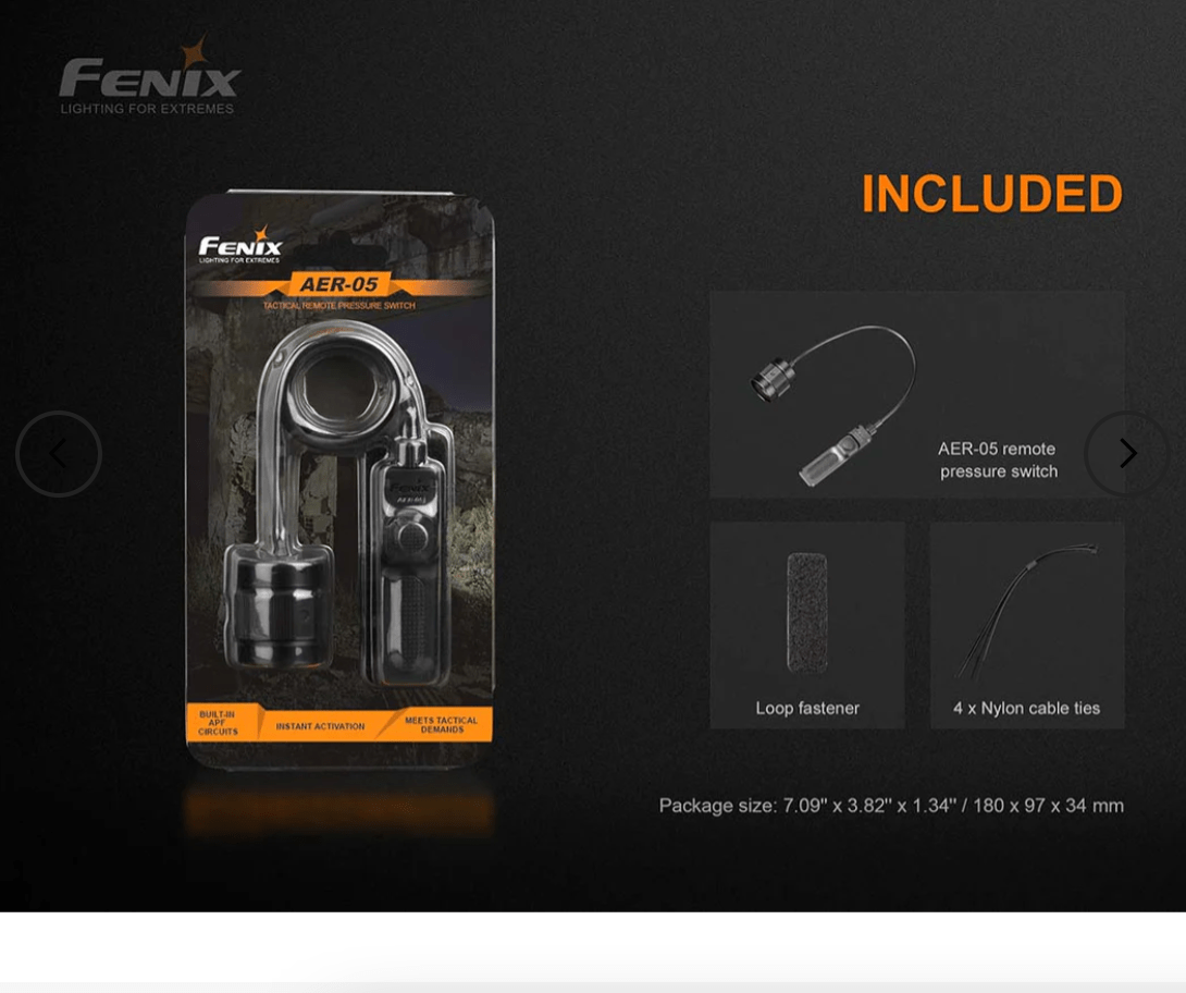 Fenix Accessories AER-05 TACTICAL REMOTE PRESSURE SWITCH