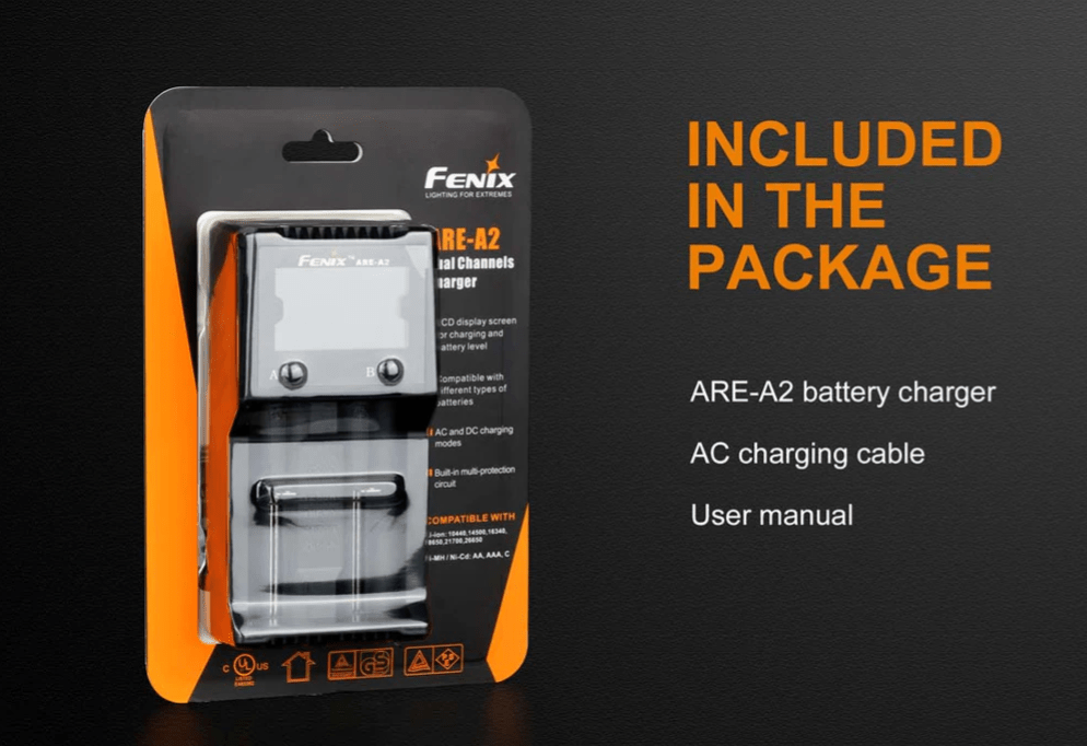 Fenix Charger FENIX ARE-A2 BATTERY CHARGER