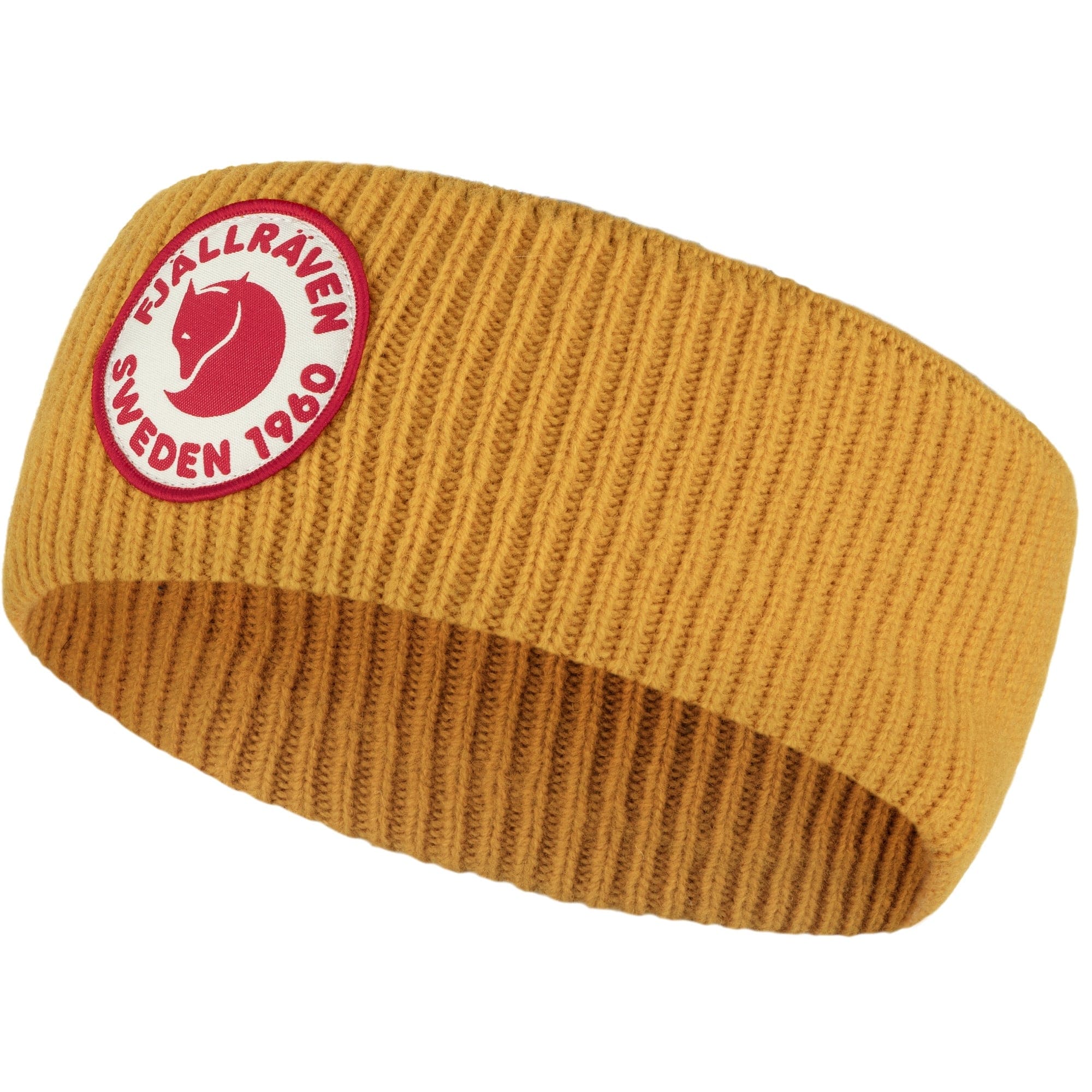 Fjällräven Headband Mustard Yellow 1960 LOGO HEADBAND