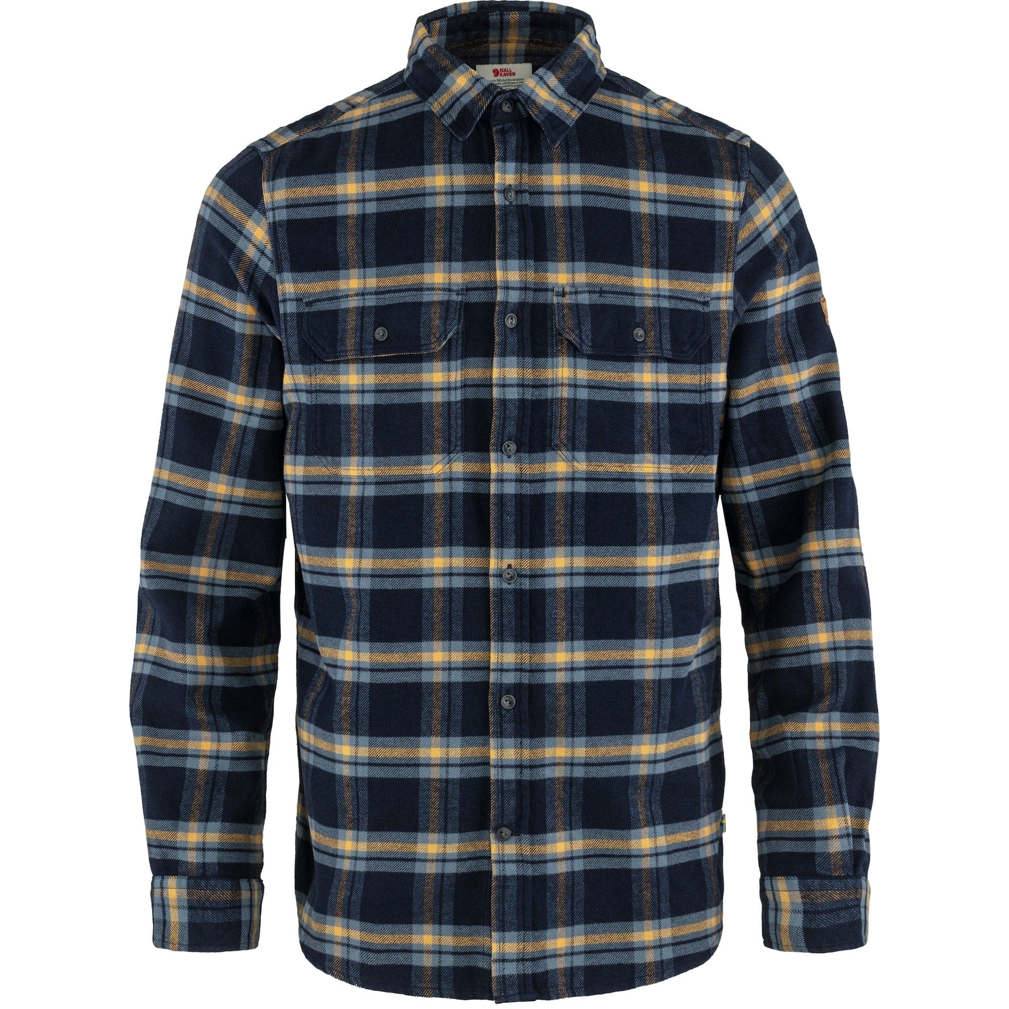 Fjällräven Shirt XL / Dark Navy-Buckwheat Brown Fjällräven Övik Heavy Flannel Shirt M's